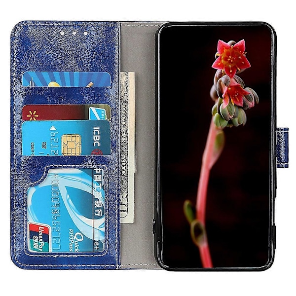 Samsung Galaxy A15 4G -puhelinlompakkokotelo, jalustalla, iskunkestävä, retrokuvioitu PU-nahkainen suojakotelo Multicolor Style C