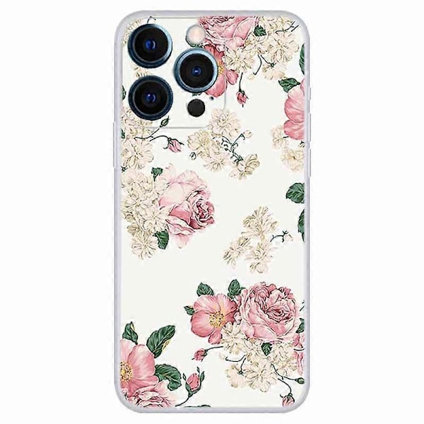 Søtt mønstertrykk Design Myk TPU Tynn Støtsikker Deksel for iPhone 13 Pro 6.1 tommer Multicolor Style C