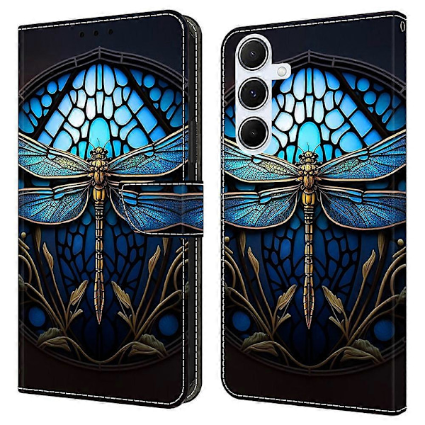Samsung Galaxy A36 5G / A56 5G -puhelimelle kuvioitu suojakuori TPU+PU-nahkainen läppäpuhelin Multicolor Style H