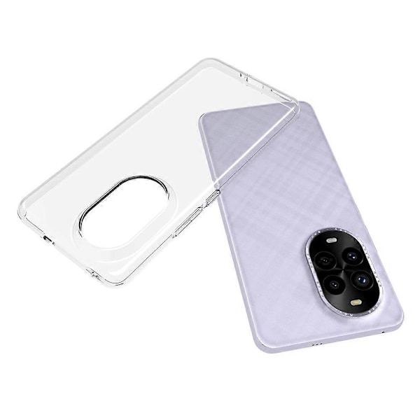 För Huawei nova 13 Pro Transparent Telefonfodral Vattenmärkesresistent TPU Baksida