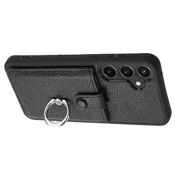Samsung Galaxy A16 5G/A16 4G -kotelo, korttipaikat, nahkainen takakansi ja rengasteline Multicolor Style E