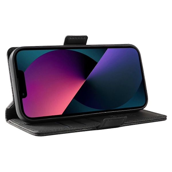 YIKATU YK-005 Til iPhone 15 Hud-berørings PU Læder Telefon Cover Stødsikkert Wallet Stand Cover Multicolor Style E