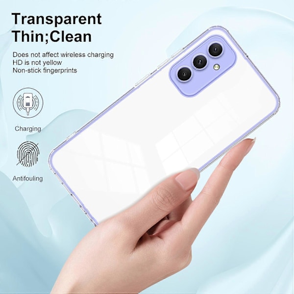 Samsung Galaxy A35 5G TPU+PC Suojakuori Iskunkestävä Läpinäkyvä Puhelinkotelo Multicolor Style A