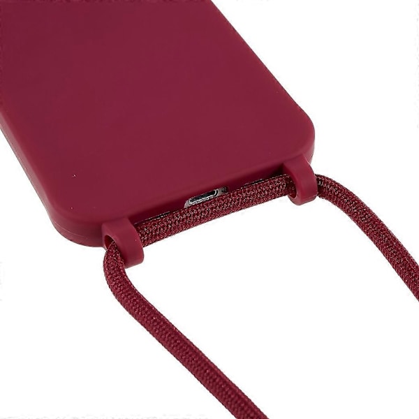 iPhone 14 Plus Integroitu TPU Puhelimen Takakansi Naarmuuntumista Estävä Suojus Nauhalla Multicolor Style D