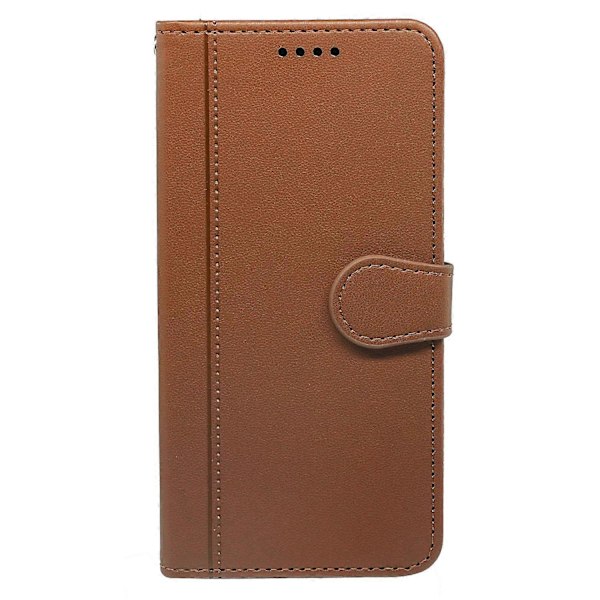 Til iPhone 16 Pro Max Wallet Case Magnetisk Lukning Læder Telefon Cover med Rem - Grøn Multicolor Brown
