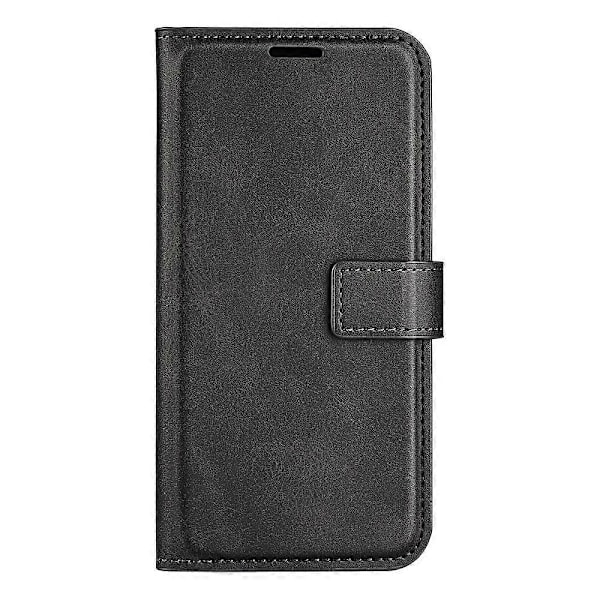 Til Xiaomi Redmi Note 14 Pro 5G Stand Case Anti-Scratch Kalvetekstur Læder Telefon Cover Multicolor Style B