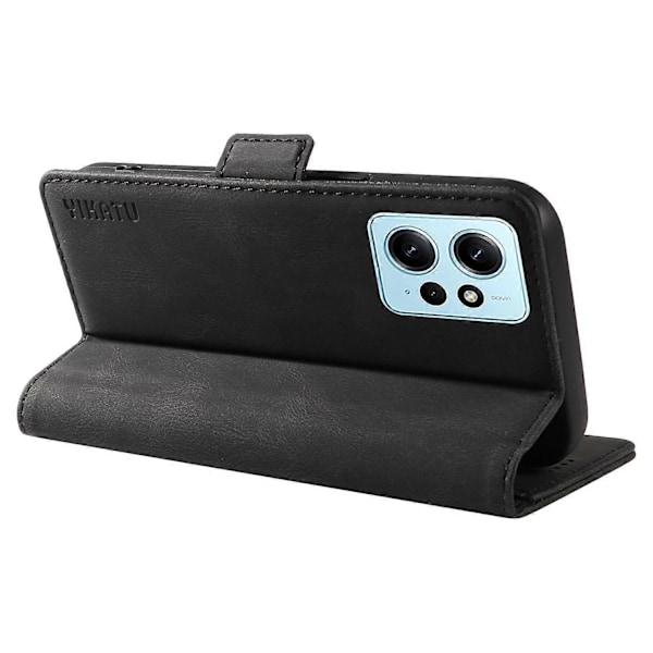 YIKATU YK-005 Til Xiaomi Redmi Note 12 4G Hud-berørings Telefon Cover PU Læder Wallet Stand Shell Multicolor Style E