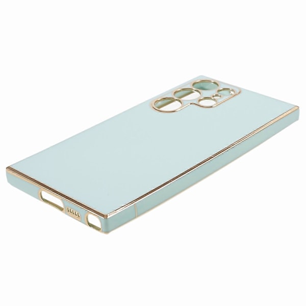 Til Samsung Galaxy S23 Ultra Blankt Telefoncover 6D Elektropletterede Kanter Blødt TPU Cover Multicolor Style B