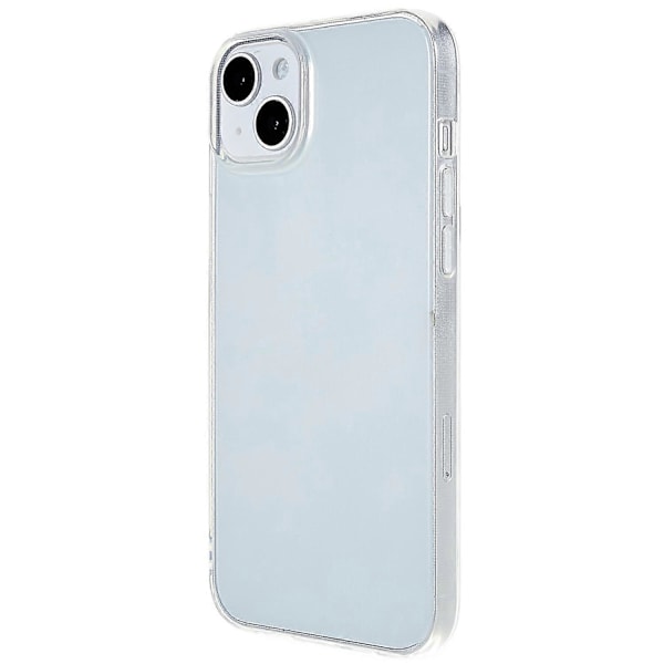 2.0mm Mjukt TPU Vattenmärkesfritt Telefonfodral för iPhone 15 Plus, Transparent Repskyddande Skal