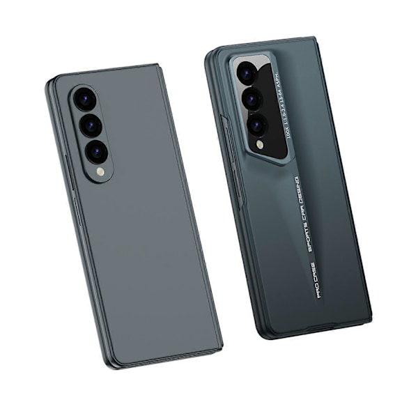 GKK Stöttåligt Skal för Samsung Galaxy Z Fold4 5G med Härdat Glas Film + Hårt PC Telefonskal Multicolor Style A