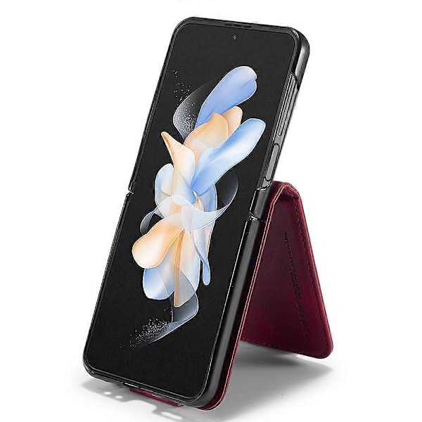 LC.IMEEKE PU læder telefoncover med RFID-blokering og kortslot til Samsung Galaxy Z Flip5 5G Multicolor Style C