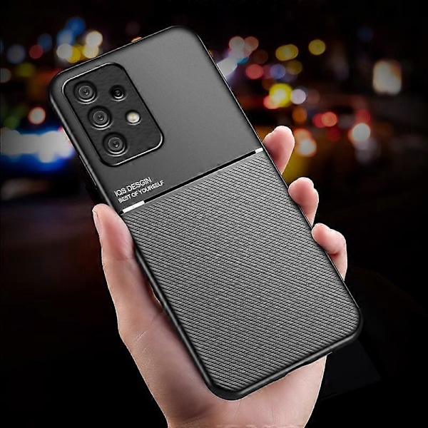 Telefonfodral för Samsung Galaxy A23 4G/A23 5G (Global Version), PU-läder + TPU-linjer Präglat Skal Multicolor Style D