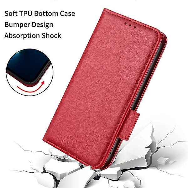 Til ZTE Blade A53/A53+ Magnetisk Lukning Telefon Etui Wallet Stand PU Læder Cover Multicolor Style C