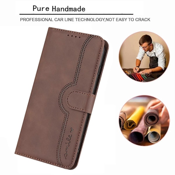 YX0030 PU Læder Wallet Case med Præget Stander Flip Telefon Cover til Samsung Galaxy S23 FE Multicolor Style C