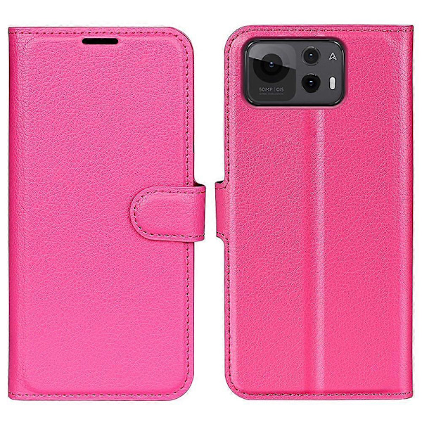 Til Asus Zenfone 12 Ultra 5G Etui Litchi Tekstur Stødsikkert Læder Wallet Telefon Cover Multicolor Rose