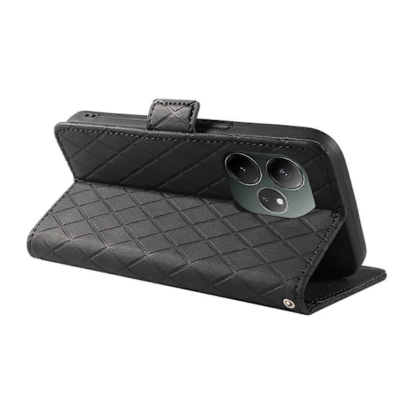 För Realme GT 6 5G Fodral Geometrisk Romb Plånbok Läder Telefonskal Multicolor Style C