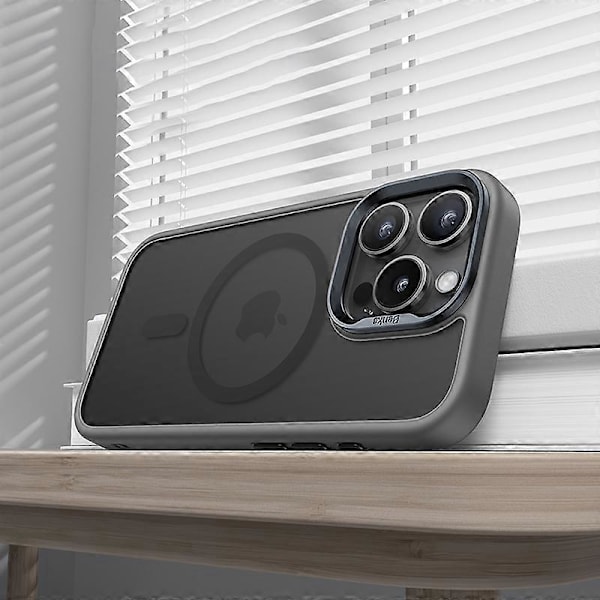 BENKS Magneettinen suojakuori iPhone 16 Pro -puhelimelle, ihonmyötäinen matta PC+TPU-kuori, yhteensopiva MagSafe-laturin kanssa Multicolor Grey