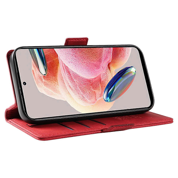 YIKATU YK-005 Til Xiaomi Redmi Note 12 4G Hud-berørings Telefon Cover PU Læder Wallet Stand Shell Multicolor Style H