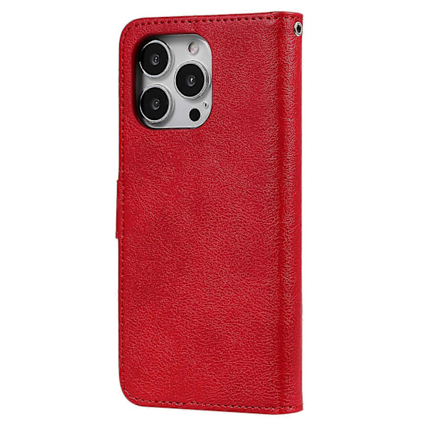 PU-lær + TPU Telefondeksel KT Leather Series-3 Avtakbar 2-i-1 Lommebokstativ Multicolor Style F