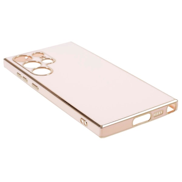 Til Samsung Galaxy S23 Ultra Blankt Telefoncover 6D Elektropletterede Kanter Blødt TPU Cover Multicolor Style E