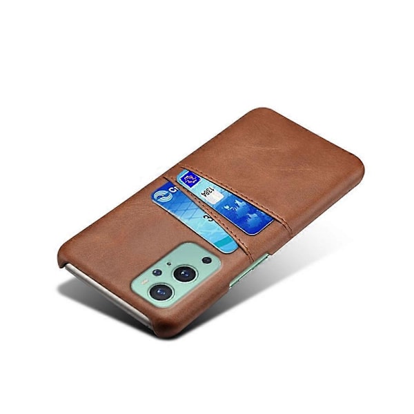 KSQ PC+PU Læderbelagt Etui med Dobbelt-Kortpladser til OnePlus 9 Pro Multicolor Style C