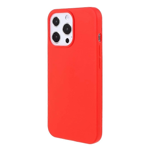 För iPhone 13 Pro 6.1 tum Slim Surface Layer Slät Matt Mjuk Flexibel TPU Skal Multicolor Style C