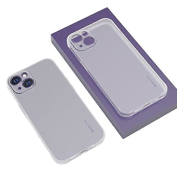 Q.COO Ice Mist-serien för iPhone 15 Plus Skal Matt Finish TPU Telefonskal Multicolor Style A