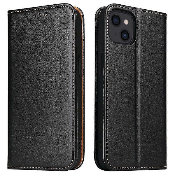 FIERRE SHANN iPhone 15 -kotelo, jalustallinen lompakkokotelo PU-nahkaa Multicolor Style D