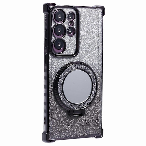 För Samsung Galaxy S23 Ultra Stödfodral Glitter Gradient TPU Telefonskal Multicolor Style D