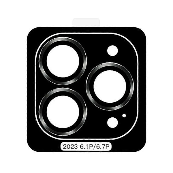 Type C TOTU iPhone 15 Pro/15 Pro Max -objektiivin suojakalvo, metallikehys, karkaistu lasi, naarmuuntumaton linssi Multicolor Style D