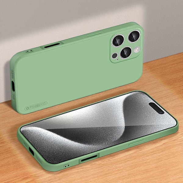 PINWUYO JK Touching Series Skal för iPhone 16 Pro Max TPU Telefonskal Exakt Linsskydd Multicolor Style C