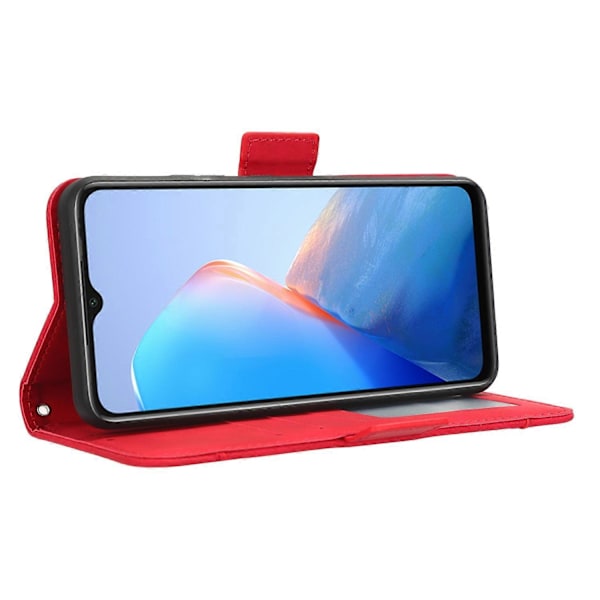 Til Infinix Smart 7 HD 4G X6516 Wallet Stand PU Læder Etui Multiple Kort Slots Telefon Cover Multicolor Style C