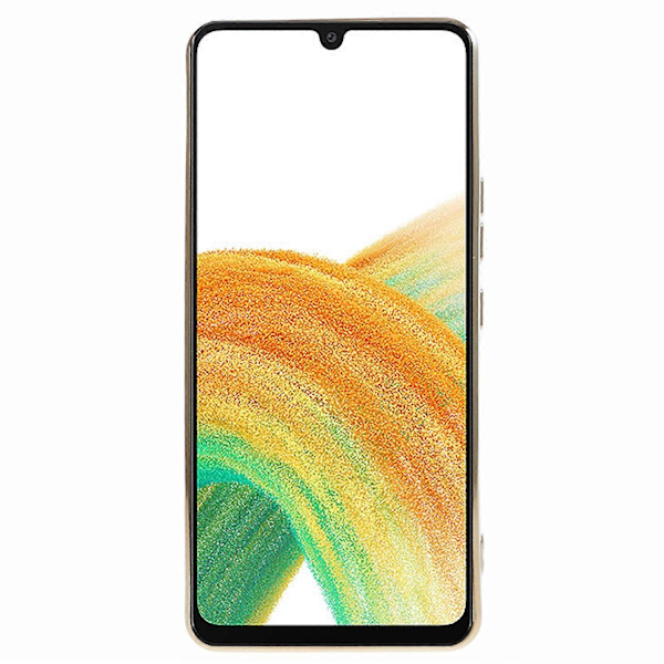 Kiiltävä iskunkestävä suojakotelo Samsung Galaxy A33 5G -puhelimelle, 6D-galvanointi TPU-puhelinkuori Multicolor Style B