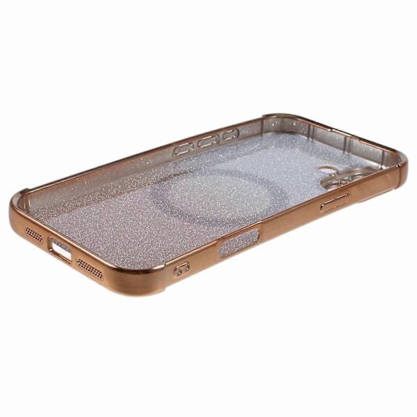 iPhone 16 Plus -kotelo, yhteensopiva MagSafe-sähköpinnoituksen kanssa TPU Gradient Glitter -puhelinkuori Multicolor Style E