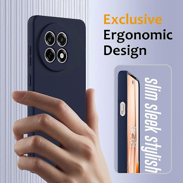 Til OnePlus Ace 5 5G/OnePlus Ace 5 Pro 5G/OnePlus 13R 5G Cover Kompatibel med MagSafe Anti-Drop Multicolor Dark Blue