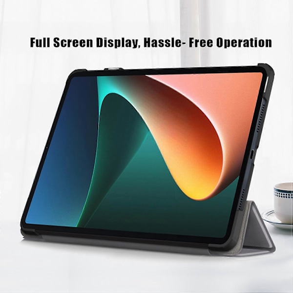 Til Xiaomi Pad 6 Tri-fold Stand Tablet Cover Magnetisk Smart PU Læder Folio Cover Multicolor Style C