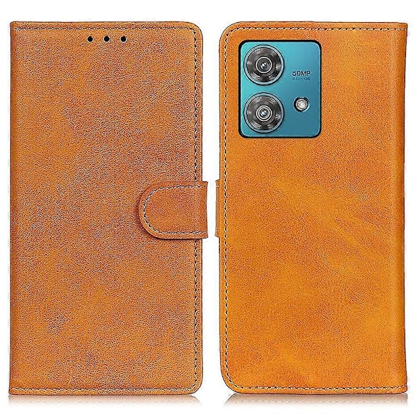 Til Motorola Edge 40 Neo 5G PU Læder Etui Anti-Ridse Pung Stand Mobiltelefon Cover Multicolor Style C