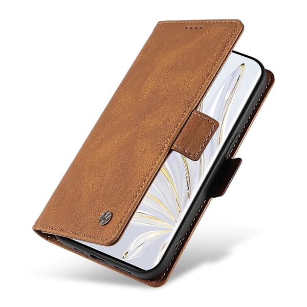 YIKATU YK-005 Honor 70 5G Lompakkokotelo Puhelimen Suojakotelo Jalustalla Ihoa myötäilevää PU-nahkaa Multicolor Style C