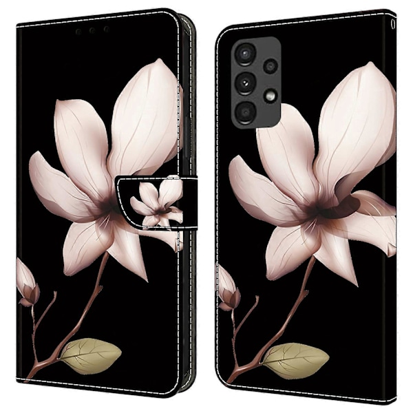 För Samsung Galaxy A13 5G/A13 4G Fodral Skyddande Läder Flip Telefonfodral Multicolor Style E