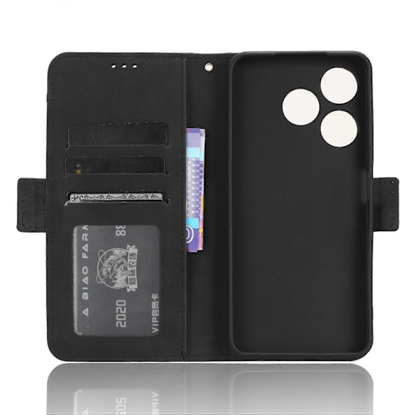 Flip Læder Telefon Cover med Støttefod og Kortlommer til TECNO Spark 10 4G Multicolor Style A