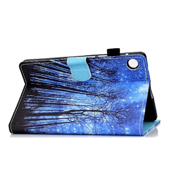 Samsung Galaxy Tab A9+ PU-nahkakotelo, kuvioitu, älykäs tablettisuojus kynätelineellä Multicolor Style M