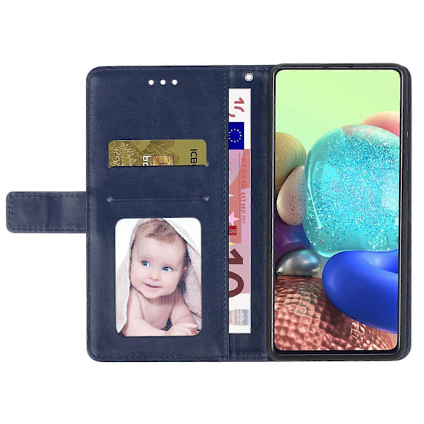 Til Samsung Galaxy A05s 4G Etui PU Læder Y-formet Linje Præget Wallet Telefon Cover Multicolor Style C