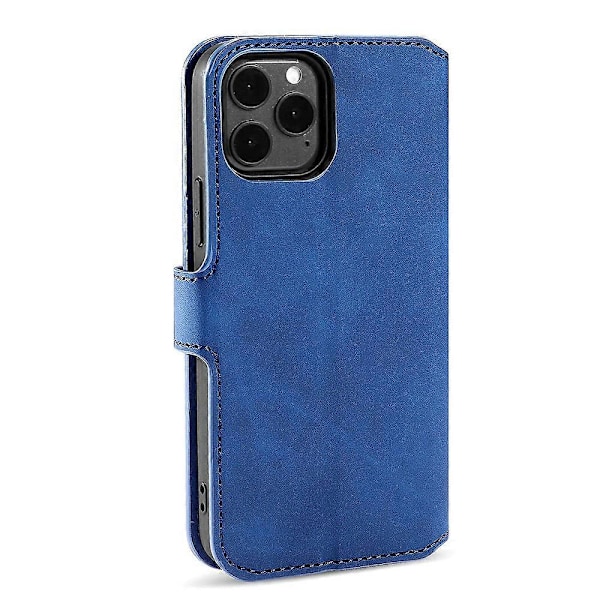 Retro Læder Telefoncover med Pung Stand Design og Praktisk Rem til iPhone 13 Multicolor Style E