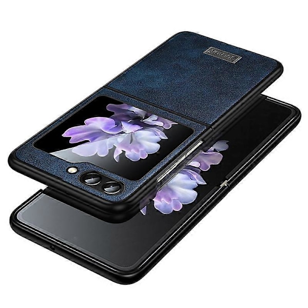 SULADA Skal för Samsung Galaxy Z Flip5 5G Anti-scratch PU-läderbelagt TPU-skydd Multicolor Style D