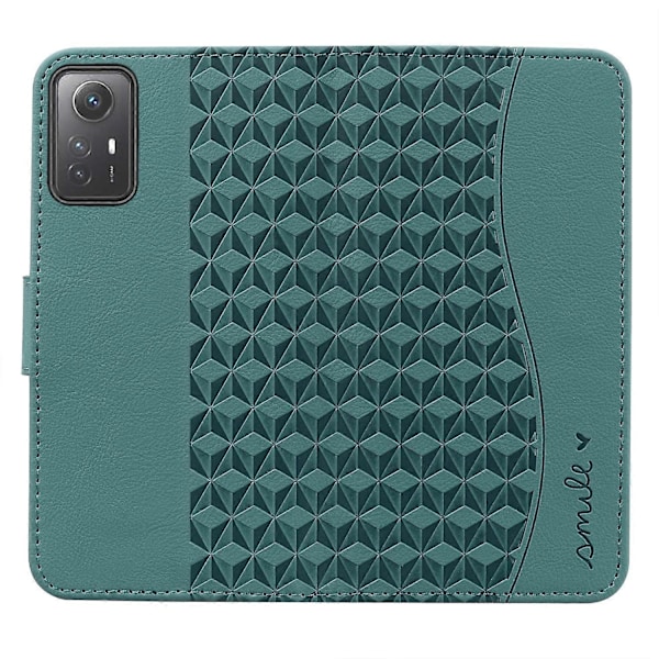 För Xiaomi Redmi Note 12S 4G Fodral Präglat PU Läder Fallsäkert Telefonskal Multicolor Style A