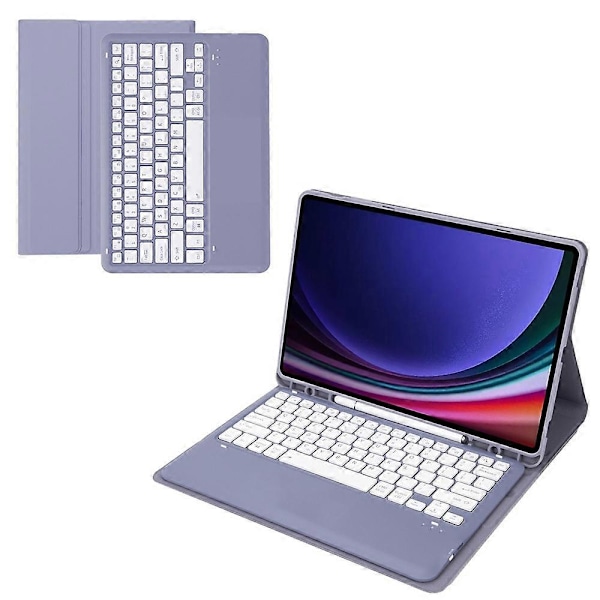 Tyyppi G A810B Samsung Galaxy Tab S10+/S9 FE+/S9+ 12.4\" X610/X616 irrotettava Bluetooth-näppäimistö Multicolor Style G
