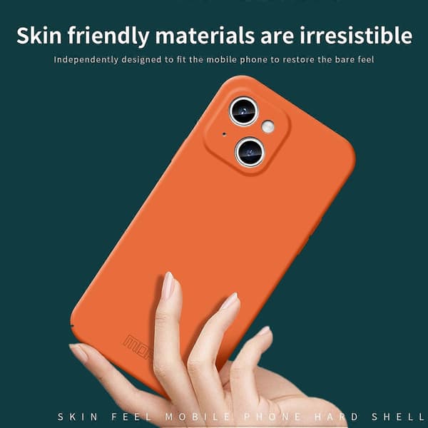MOFI JK Qin-serien Deksel til iPhone 14 Fallsikkert Akryl+TPU Telefondeksel Multicolor Style D