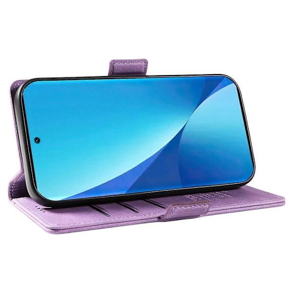 YIKATU YK-005 Xiaomi 12 Lite 5G -puhelimelle ihonmyötäinen PU-nahkainen suojakotelo jalustalla ja lompakolla Multicolor Style B