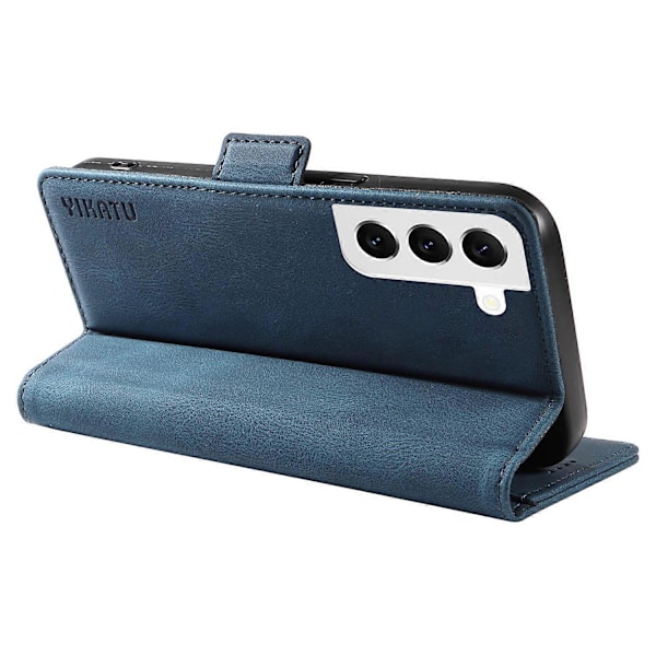 YIKATU YK-005 Til Samsung Galaxy S21 FE 5G Stand Wallet Case Hud-berørings Læder Telefon Cover Multicolor Style A