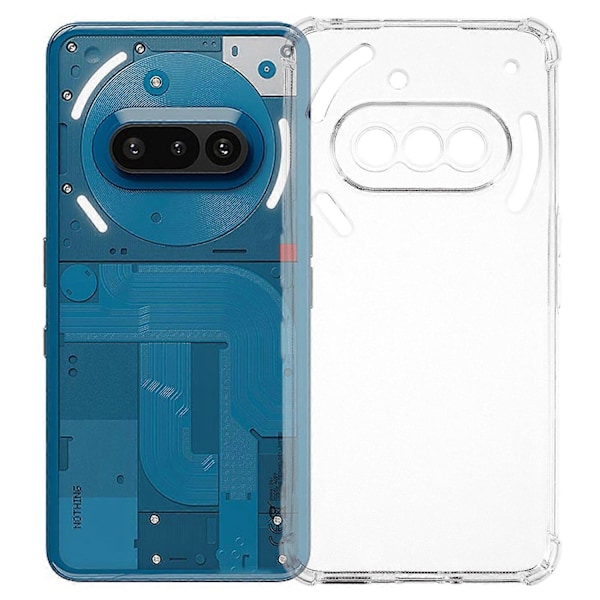 För Nothing Phone (3a) Telefonfodral Förstärkt Fyrhörnsskydd Anti-Drop Klar TPU-skal